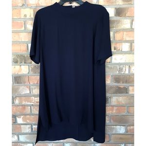 Eileen Fisher Women’s Navy Silk Dress Small